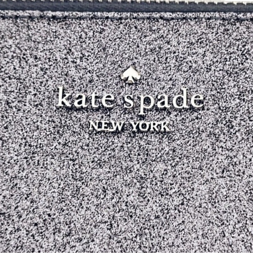 KATE SPADE JOELEY GLITTER CROSSBODY BAG navy / dusk WKRU6288 - EUC - Picture 3 of 11